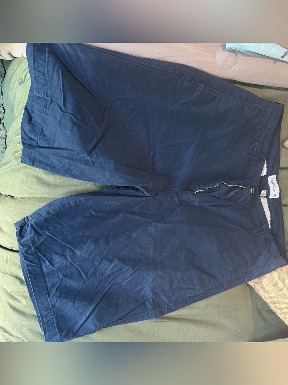 Saddlebred Deep Navy Flat-Front Men's Shorts